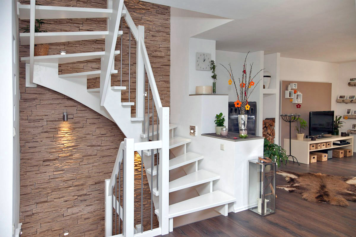 Aufgesattelte Treppen Aufgesattelte Treppen